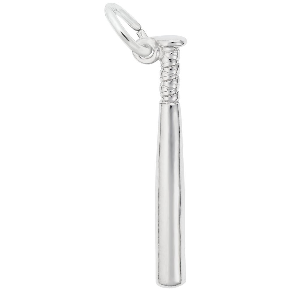 Baseball Bat Charm for Jewelry - Sterling Silver Baseball Bat Pendant for Bracelets & Necklaces - Perfect for Sports Lovers & Gift Giving