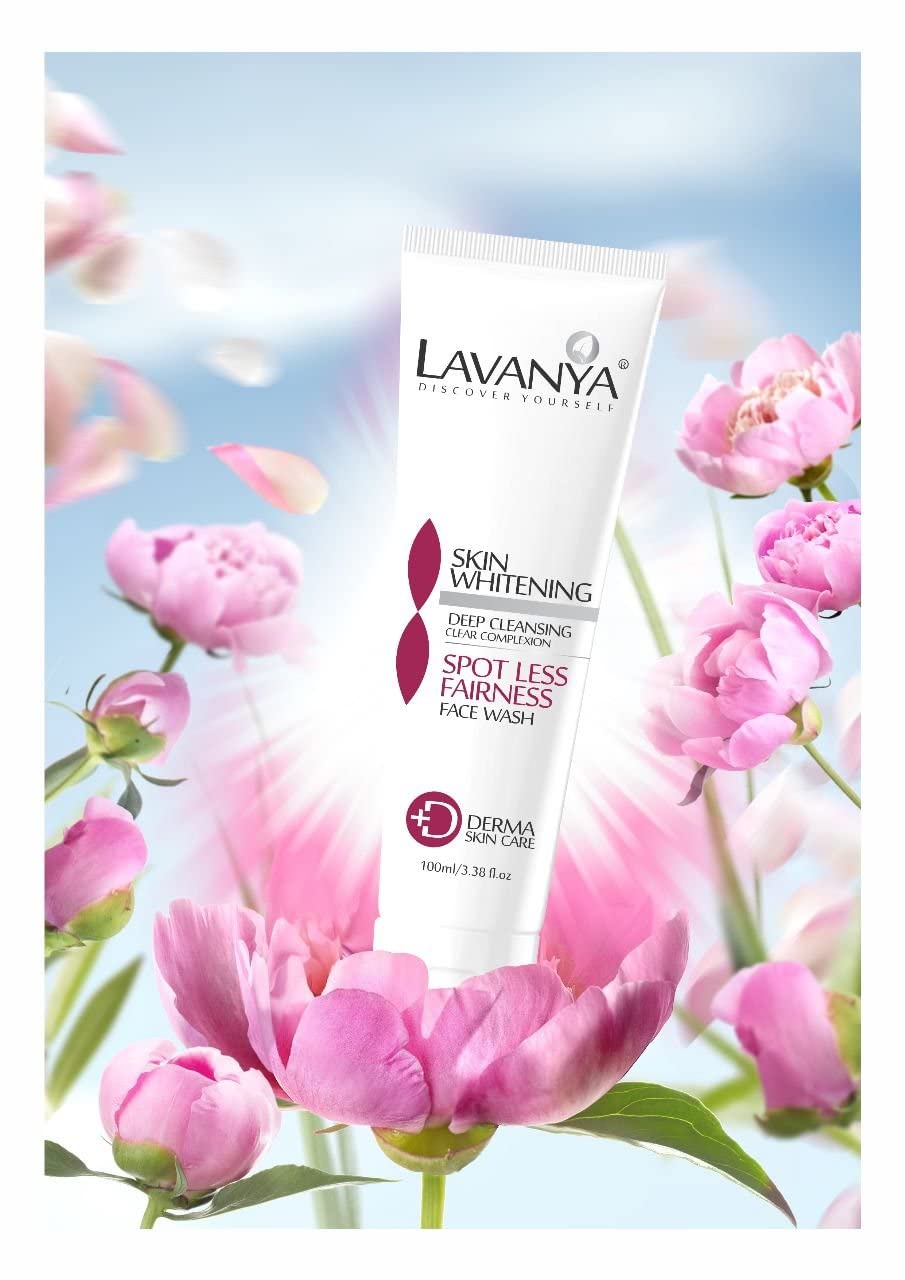 LAVANYA Skin Brightening Face Wash - Gentle Cleanser for Glowing & Even Skin Tone | Perfect for Daily Skincare Routine & Acne-Prone Skin