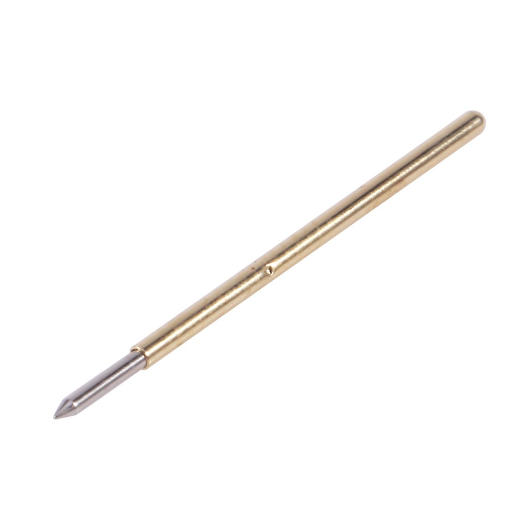 100PCS P50-B1 Spring Test Probes - 0.68mm Sharp Angle Needle Head Pins for Circuit Board Testing - Perfect for PCB Repair, Electronics Debugging & Micro Soldering