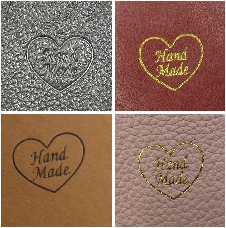 10x13cm Manual Hot Foil Stamping Machine - Leather & Paper Heat Press for Crafting, Embossing, Branding with Brass Molds (Perfect for DIY Projects, Wedding Invitations, Leather Goods & Wood Branding)