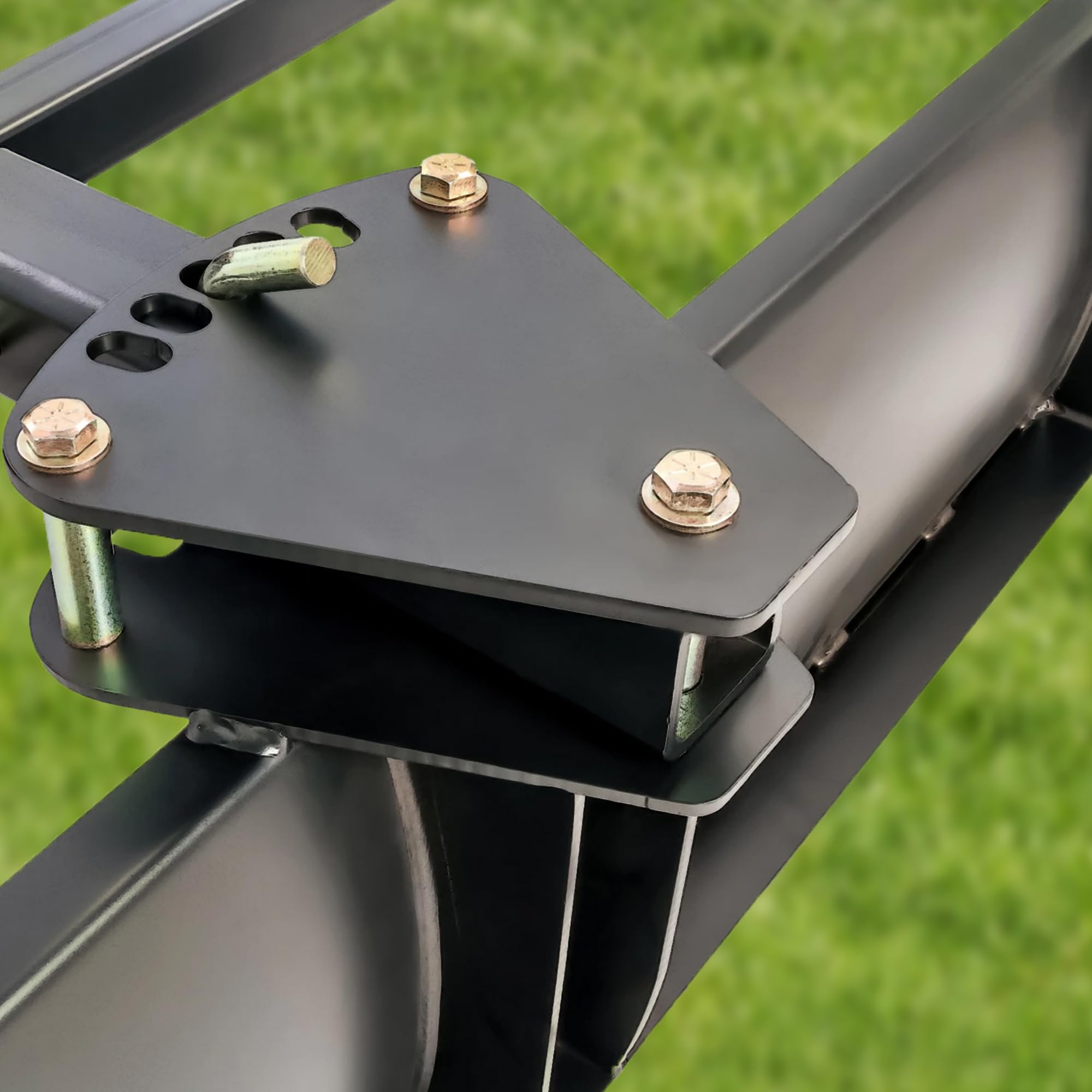 Black Boar ATV/UTV Scrape Blade Implement - Adjustable 0°, 7.5° or 15° Angle for Cultivating, Food Plot Preparation & Land Maintenance (66005) - Perfect for Farming, Gardening & Property Management