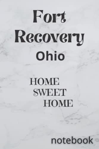Fort Recovery Ohio Home Sweet Home Sign - Rustic Wooden Wall Decor for Farmhouse, Living Room, Bedroom & Entryway