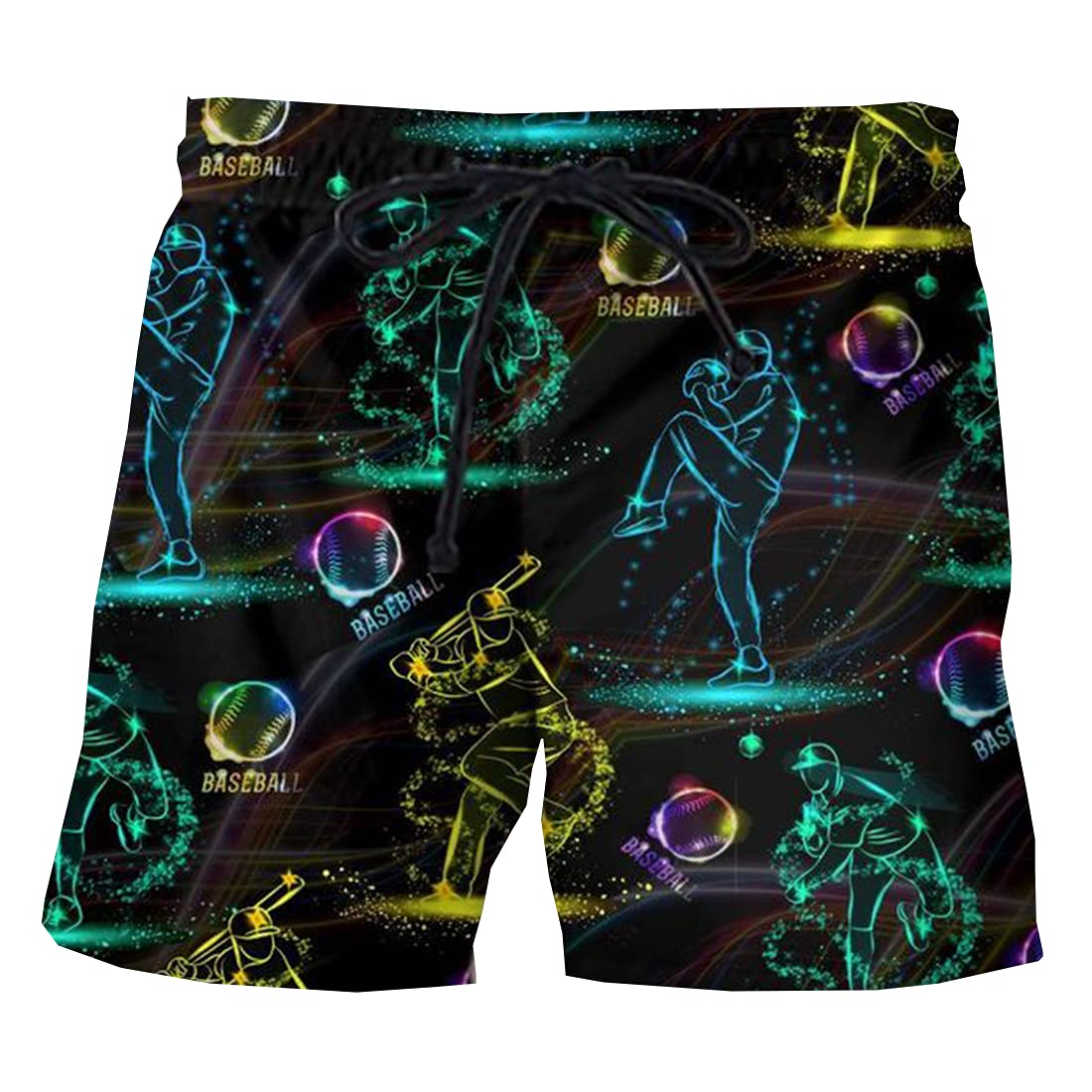 **Men's Quick-Dry Swim Trunks with Drawstring - Lightweight Beach Shorts for Swimming, Surfing & Vacation - Summer Swimwear for Men (Set of 115) - Perfect for Pool, Beach & Water Sports**