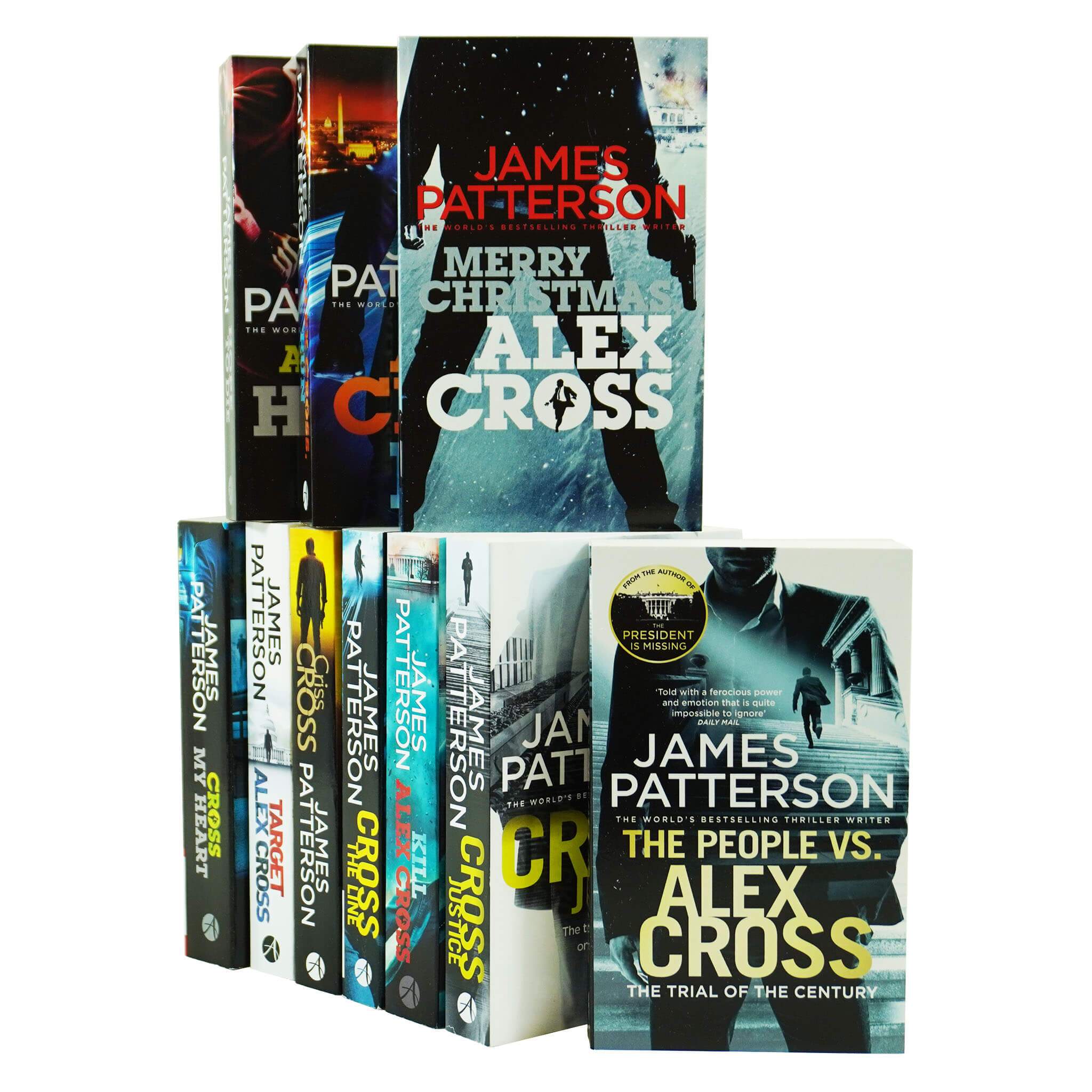Alex Cross 10-Book Collection Set by James Patterson - Crime Thriller Fiction Paperback Novels - Perfect for Book Clubs & Mystery Lovers