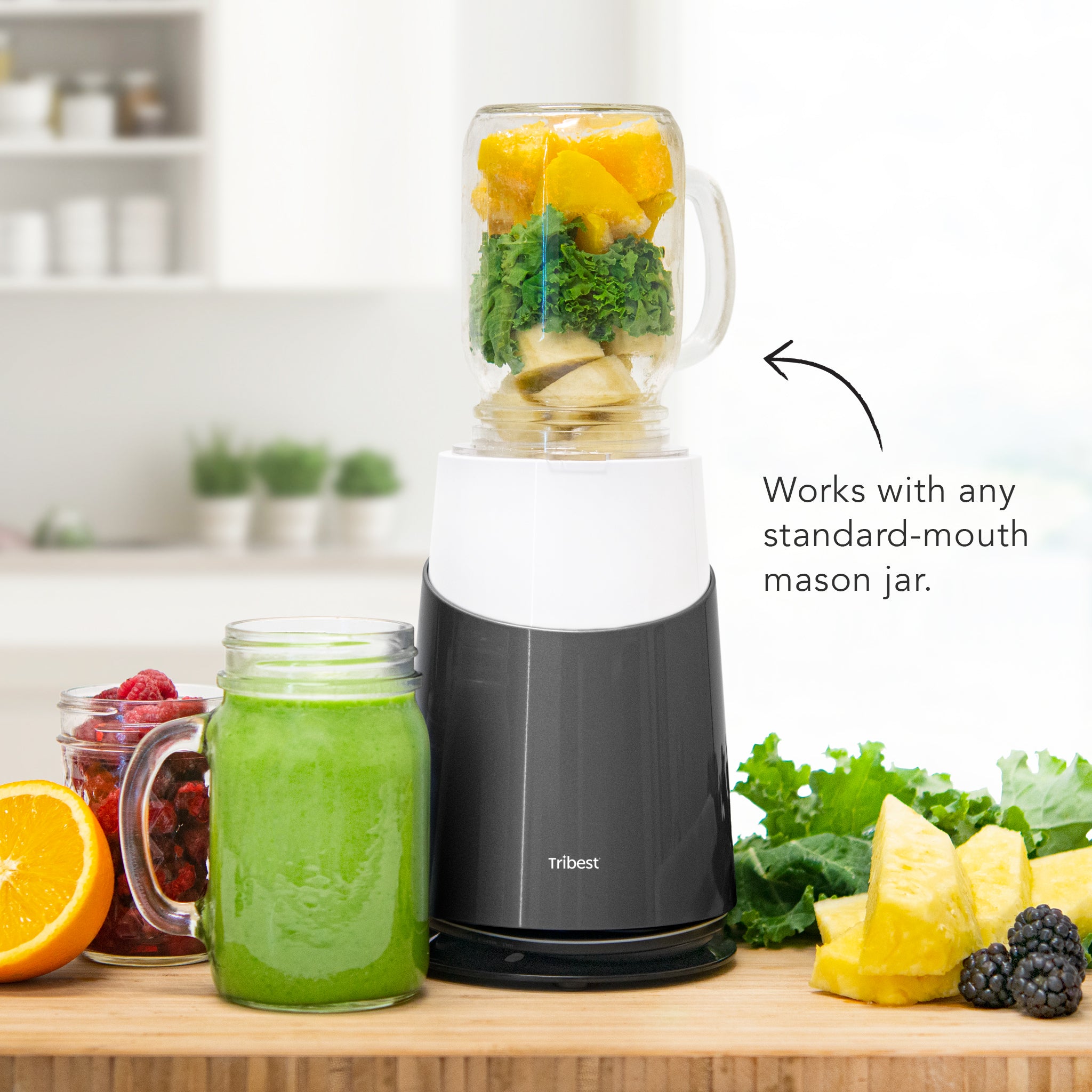 Personal Blender II® - 12 Piece Set with Mason Jar for Smoothies, Shakes & Meal Prep | Portable Blender for Home, Office & Travel | BPA-Free & Easy to Clean
