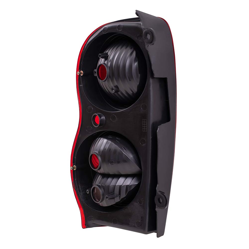 Brock Replacement Tail Light Set - Driver & Passenger Side Compatible with 2004-2009 Dodge Durango (Part #5133169AI & 5133168AI) - Perfect for Night Driving & Vehicle Safety Upgrades