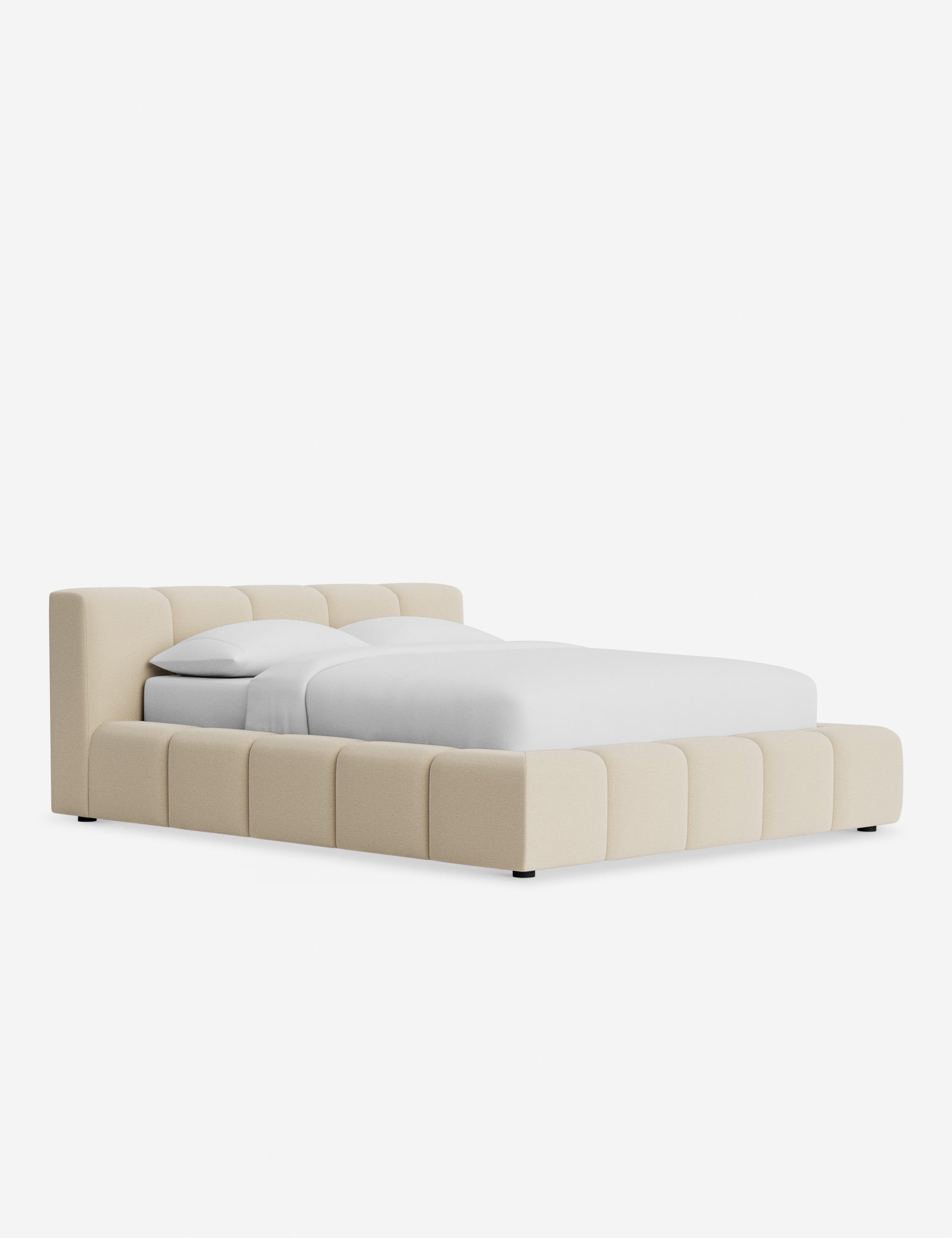 Cambry Platform Bed Frame - Modern Minimalist Wooden Bed with Sturdy Slat Support - Perfect for Bedroom, Guest Room, and Studio Apartments