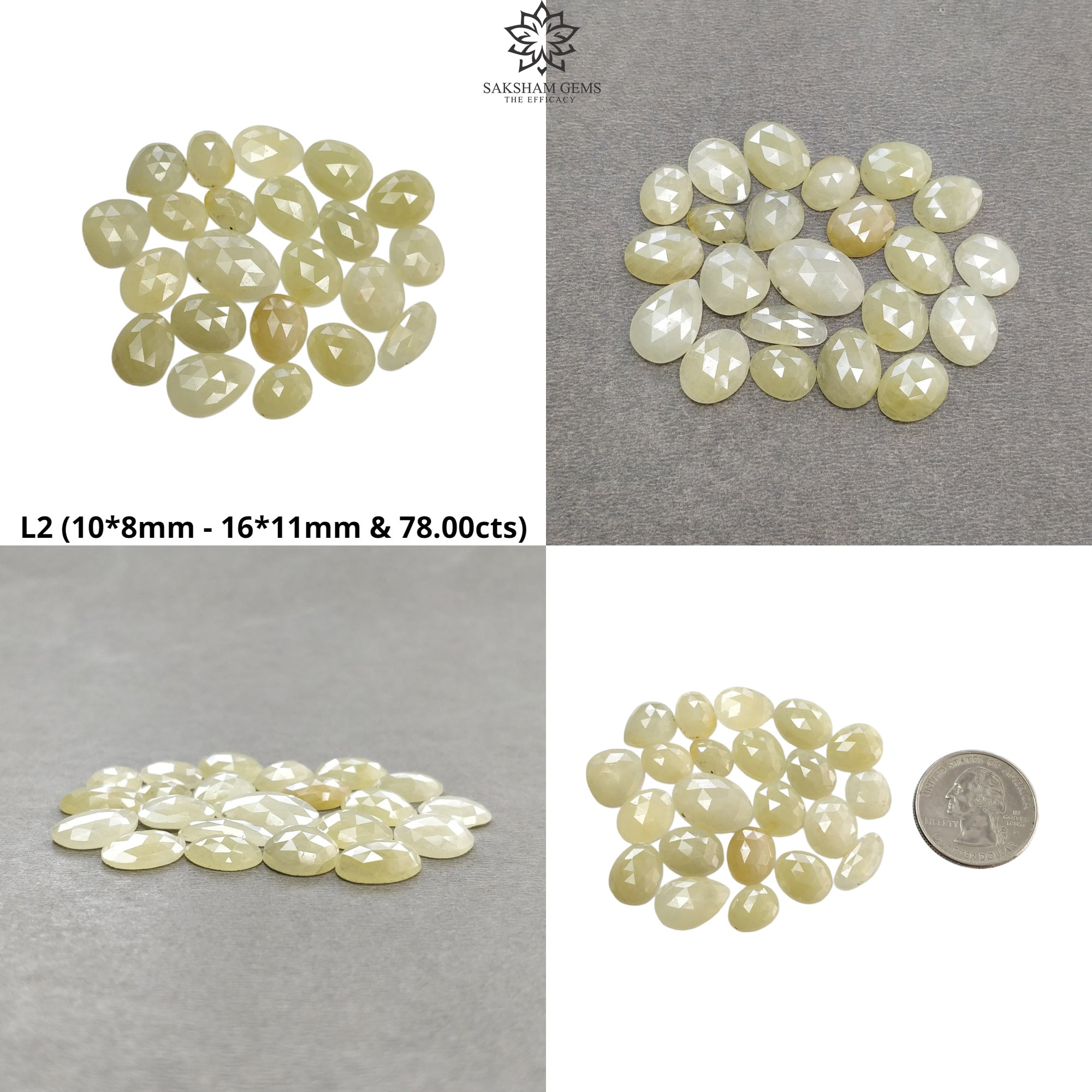 Natural Untreated Blue & Multi-Color Sapphire Gemstone Rose Cut Egg Shape Lot - Perfect for Jewelry Making, Engagement Rings & Healing Crystal Collections