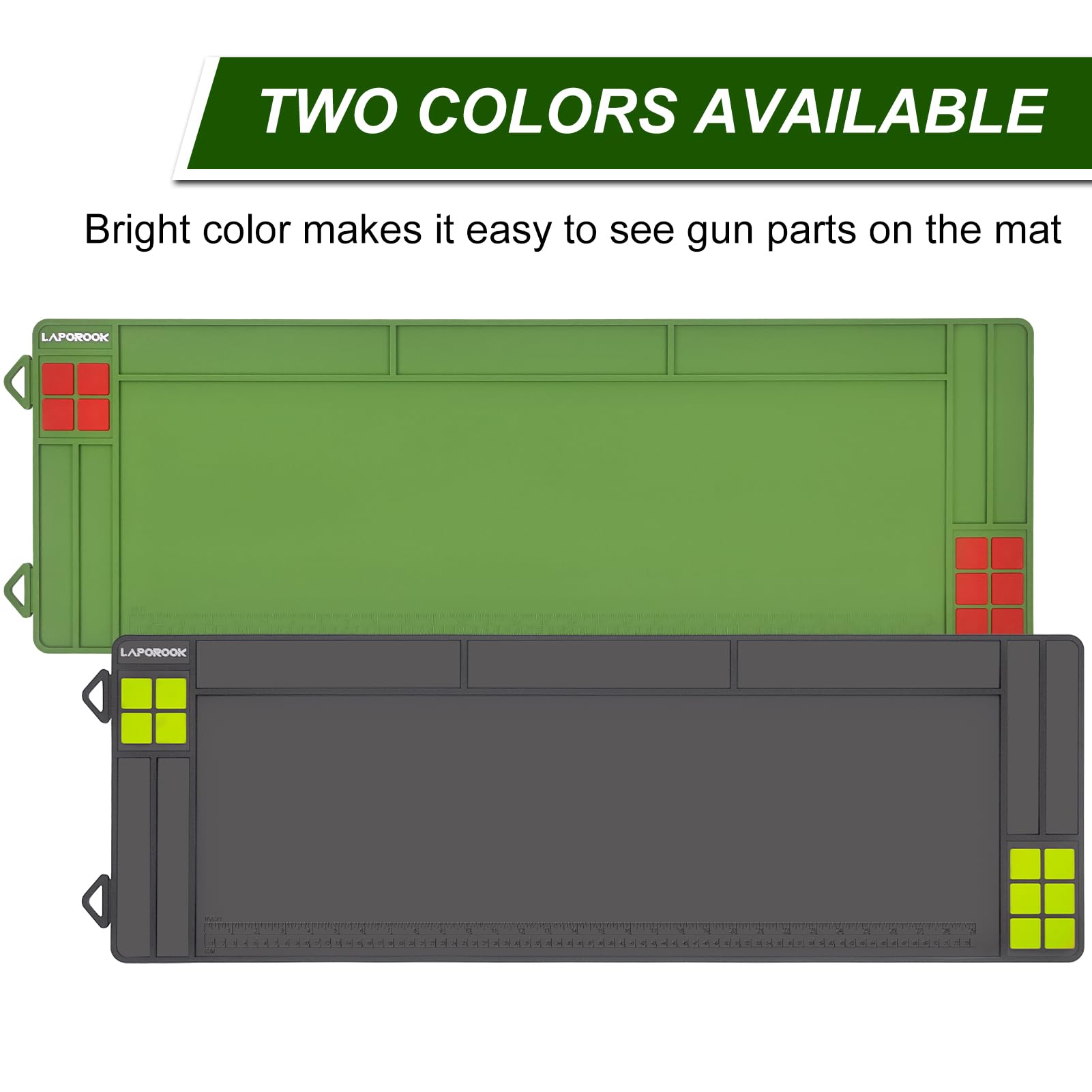 Premium Gun Cleaning Mat - Large Magnetic Rifle & Shotgun Maintenance Mat with Cleaning Supplies, Ruler & Anti-Slip Rubber Pad | Universal Firearm Cleaning Kit for Pistols, Rifles & Shotguns | Perfect for Home Gun Care, Range Days & Firearm Maintenance