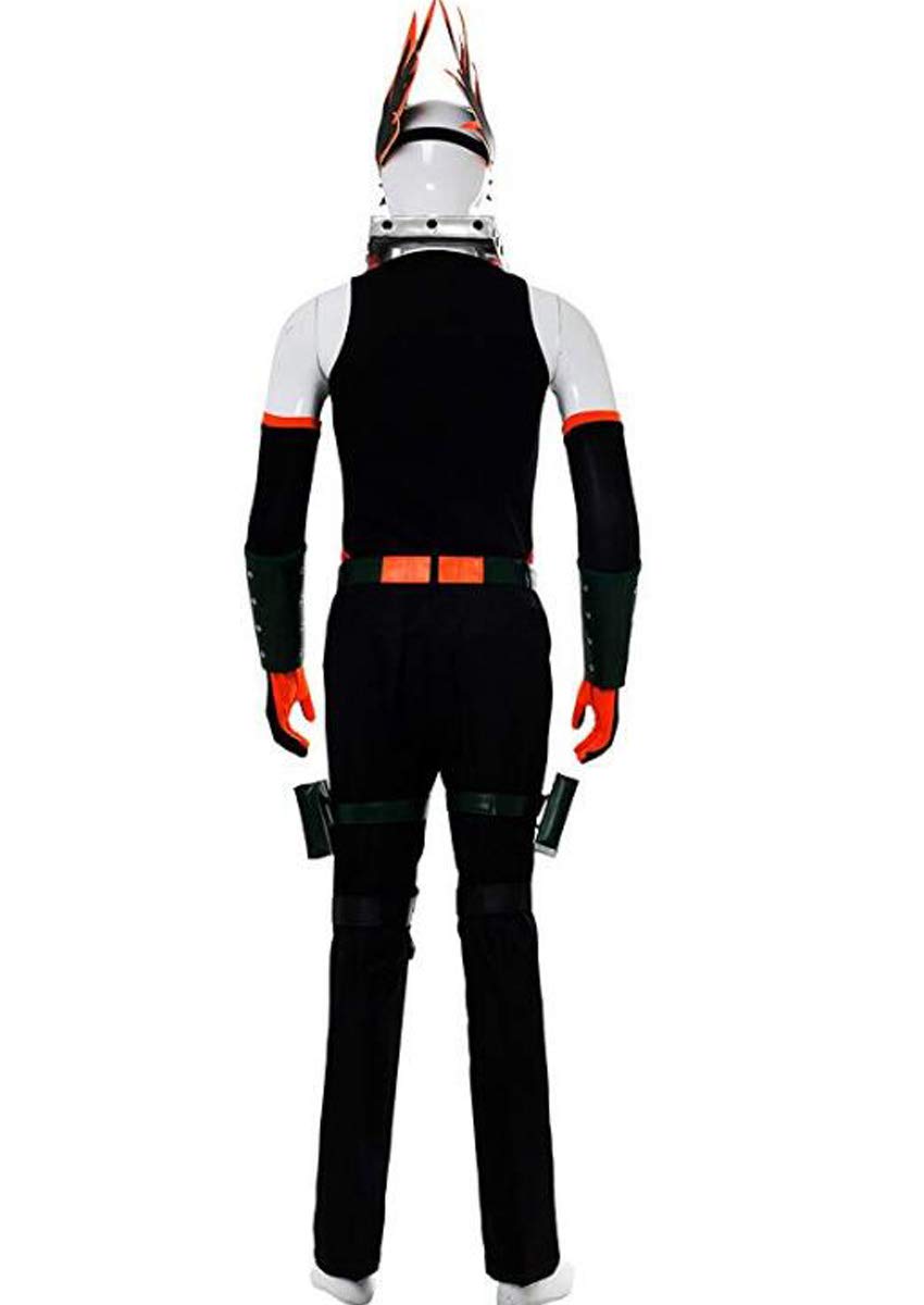 Anime Cosplay Costume for Men & Women - Katsuki Bakugou My Hero Academia Battle Suit Uniform | Halloween, Comic Con, Cosplay Events, Role Playing