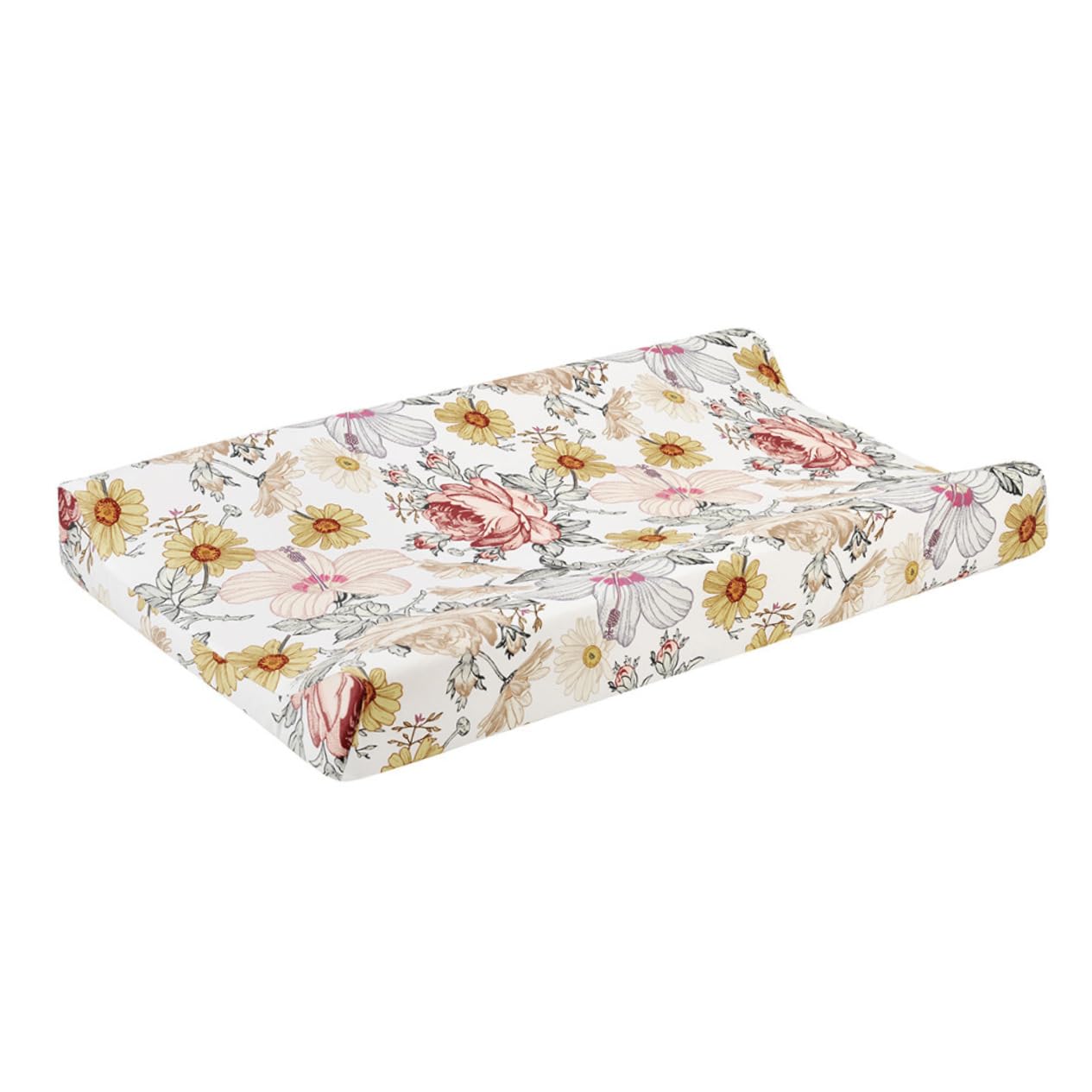 GARVALON Reusable & Washable Changing Pad Cover for Newborns - Soft, Waterproof Baby Changing Mat for Nursery, Diaper Station & Travel