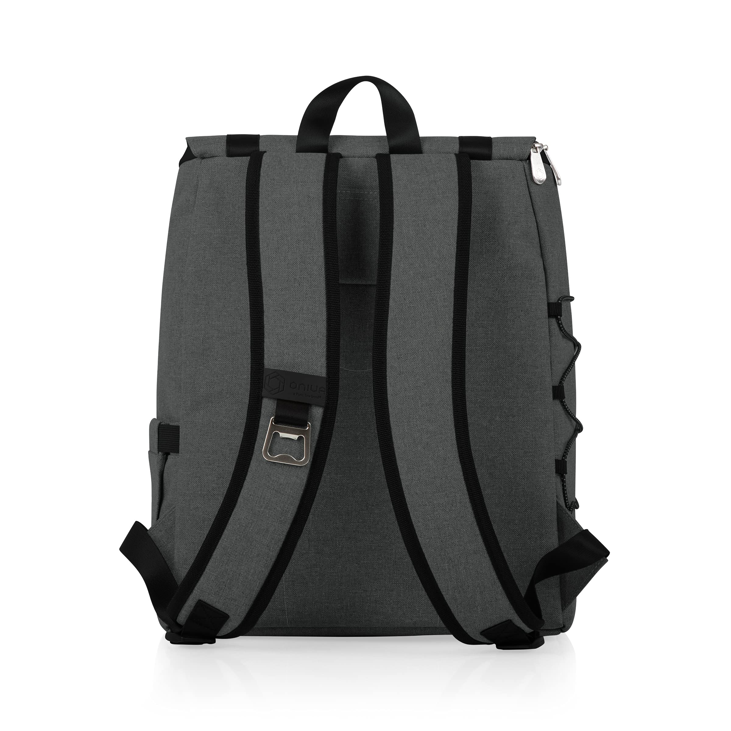 PICNIC TIME NFL Carolina Panthers OTG Traverse Backpack Cooler - Insulated Soft Cooler Backpack for Hiking, Camping & Tailgating - Lightweight & Durable (Heathered Gray) - Perfect for Outdoor Adventures, Sports Games & Beach Trips