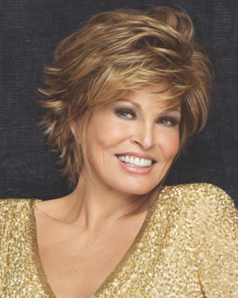 Raquel Welch Women's Short Razor Cut Heat Friendly Wig - RL32/31 Fascination Color with Comb & MaxWigs Hair Loss Booklet | Perfect for Everyday Wear, Cosplay & Hair Loss Solutions