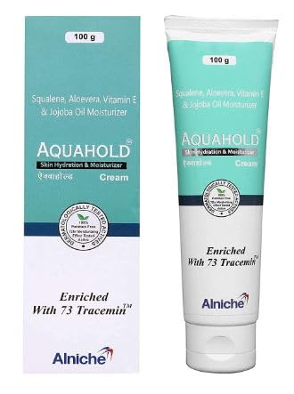 Aquahold Moisturizing Lotion 100ml - Hydrating Face & Body Moisturizer for Dry Skin - Daily Skincare for Women & Men - Perfect for Home, Office & Travel Use