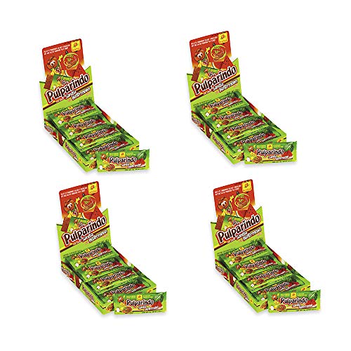 De La Rosa Pulparindo Watermelon Candy - 20 Count (80 Pieces) | Sweet & Tangy Mexican Treat for Parties, Snacking & Gifting