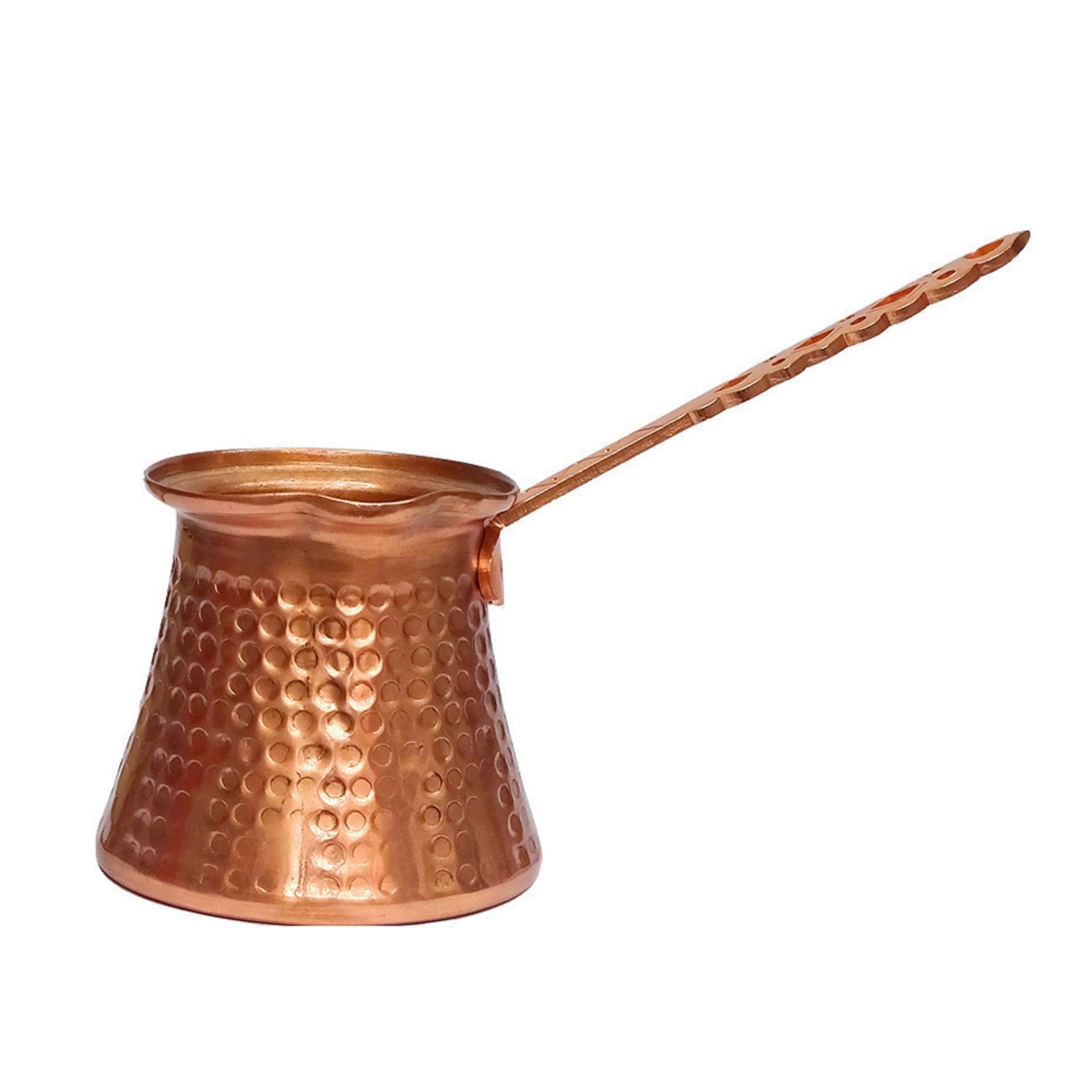 10.8 Oz Turkish Coffee Pot - Handmade Hammered Copper for Home Brewing