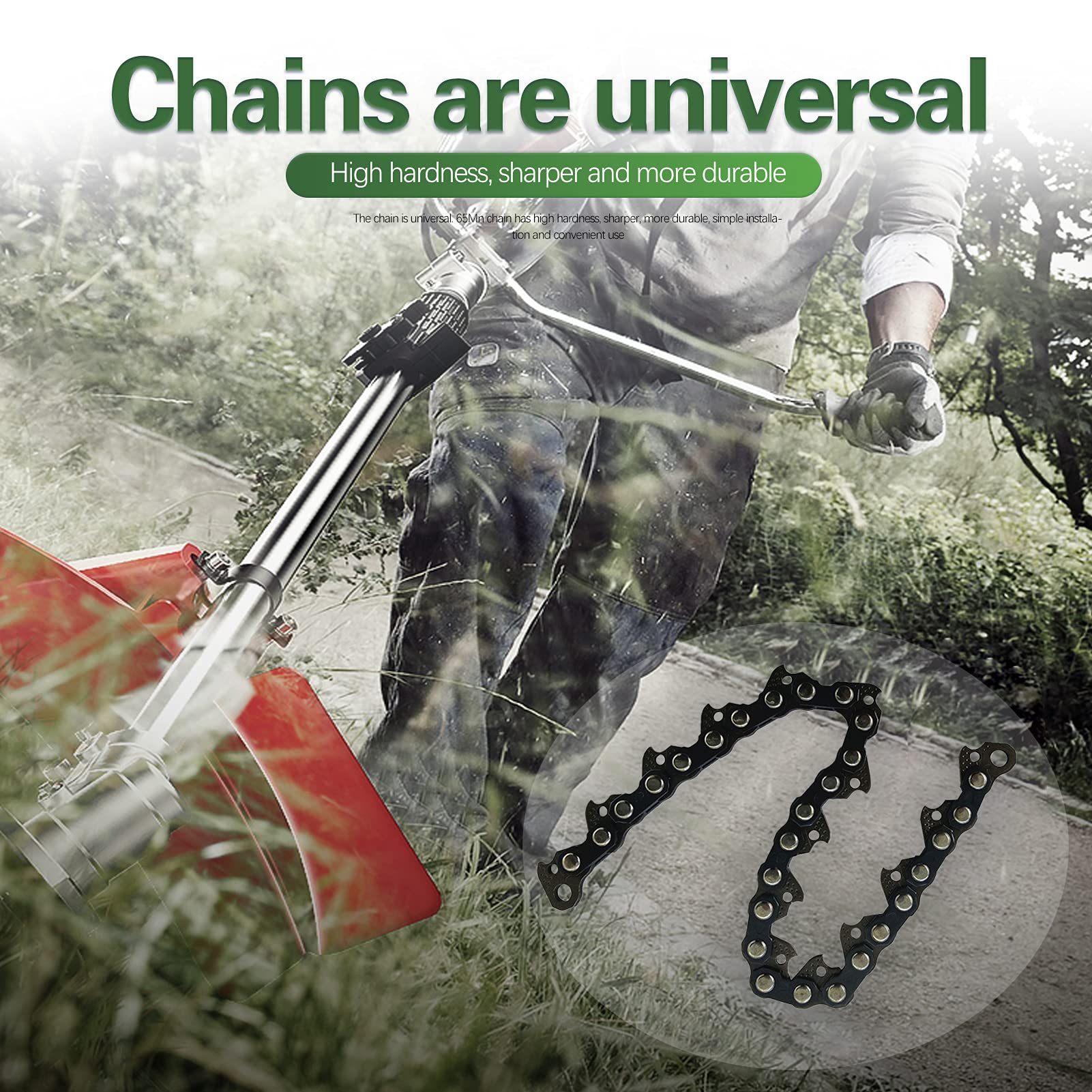VOBOR 1 Pair Steel Trimmer Accessories - Universal Garden & Lawn Mower Parts for Yard Maintenance - Compatible with Brush Cutters & Weed Eaters - Perfect for Landscaping, Lawn Care & Professional Gardening