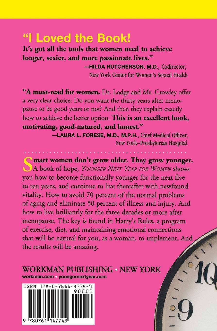 Younger Next Year for Women: Live Strong, Fit & Sexy Until 80+ - Health & Wellness Book for Active Aging | Perfect for Fitness Motivation, Midlife Health & Longevity Lifestyle