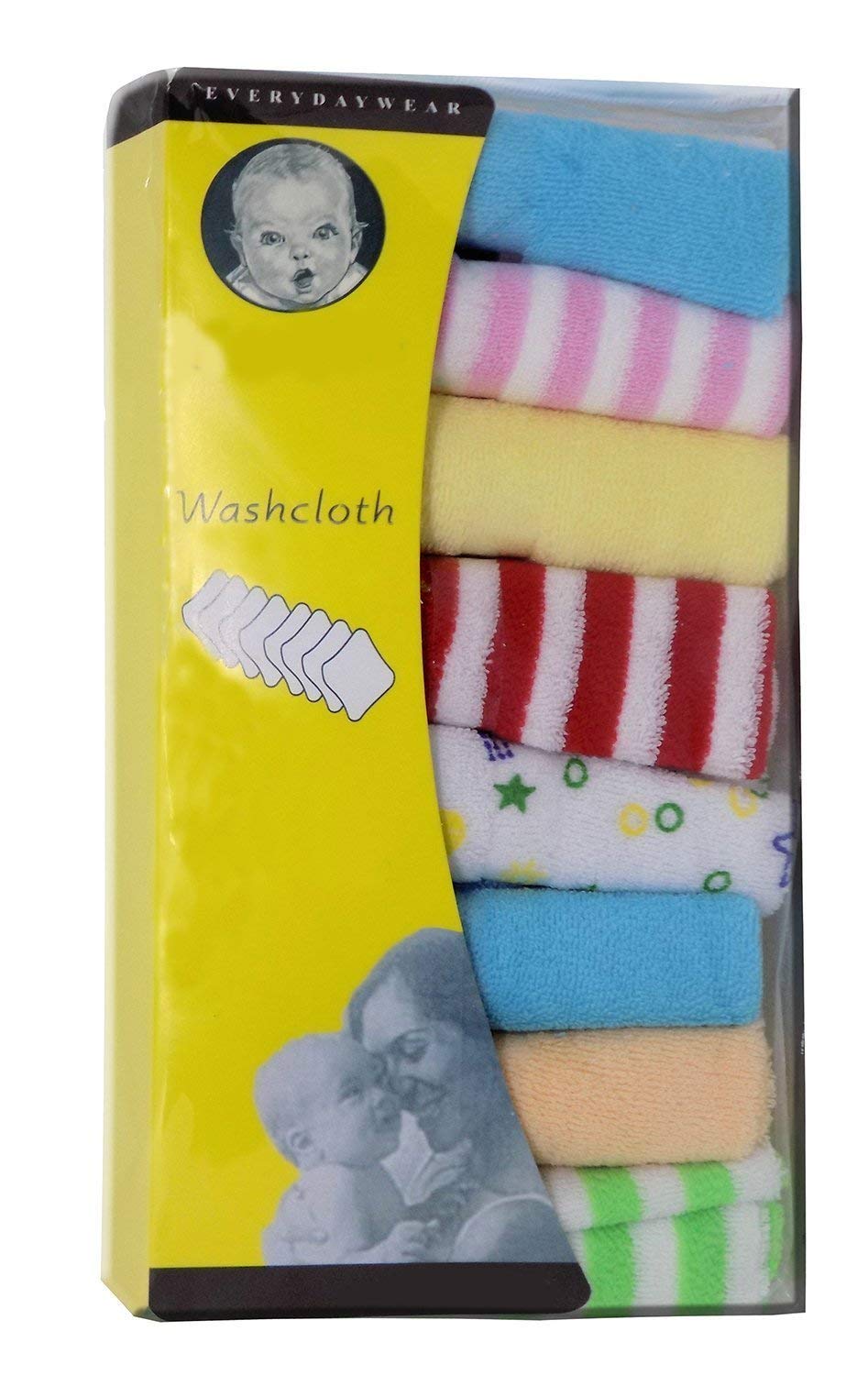 AASA Soft & Absorbent Small Bath Towels for Kids - 30g Hand & Face Towel Set for Boys & Girls, Multicolor (Pack of 1) - Perfect for Bath Time, Hand Washing & Gentle Skin Care