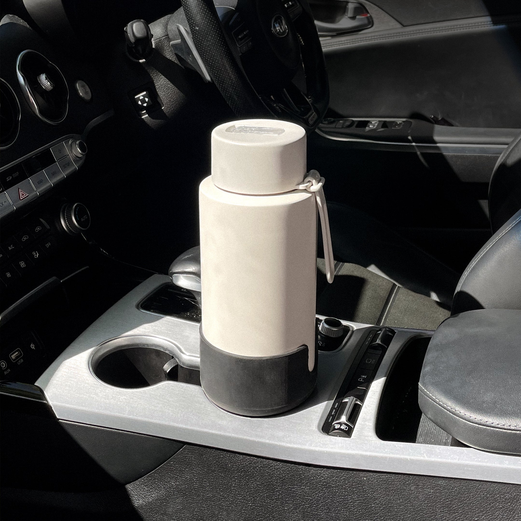 Universal Car Cup Holder Expander - Fits Most Vehicles, Extends & Stabilizes Large Cups & Bottles - Perfect for Travel, Commuting & Road Trips