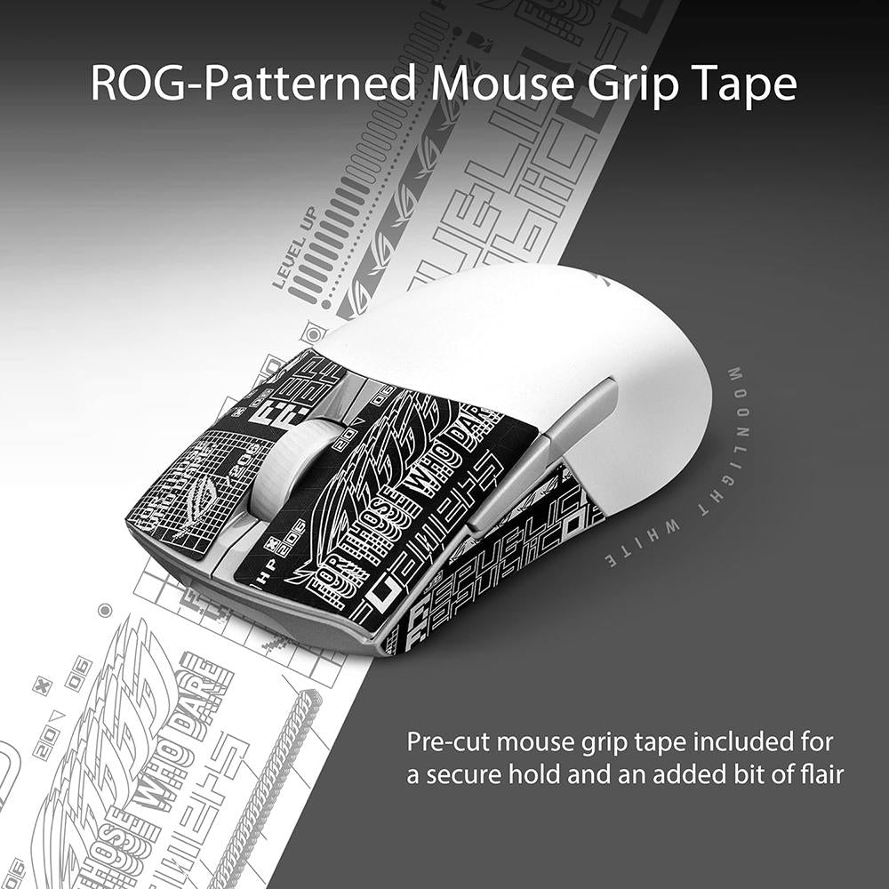 ASUS ROG Keris WL AimPoint Wireless Gaming Mouse - 36K DPI, White - Perfect for FPS, MOBA & Esports Gaming