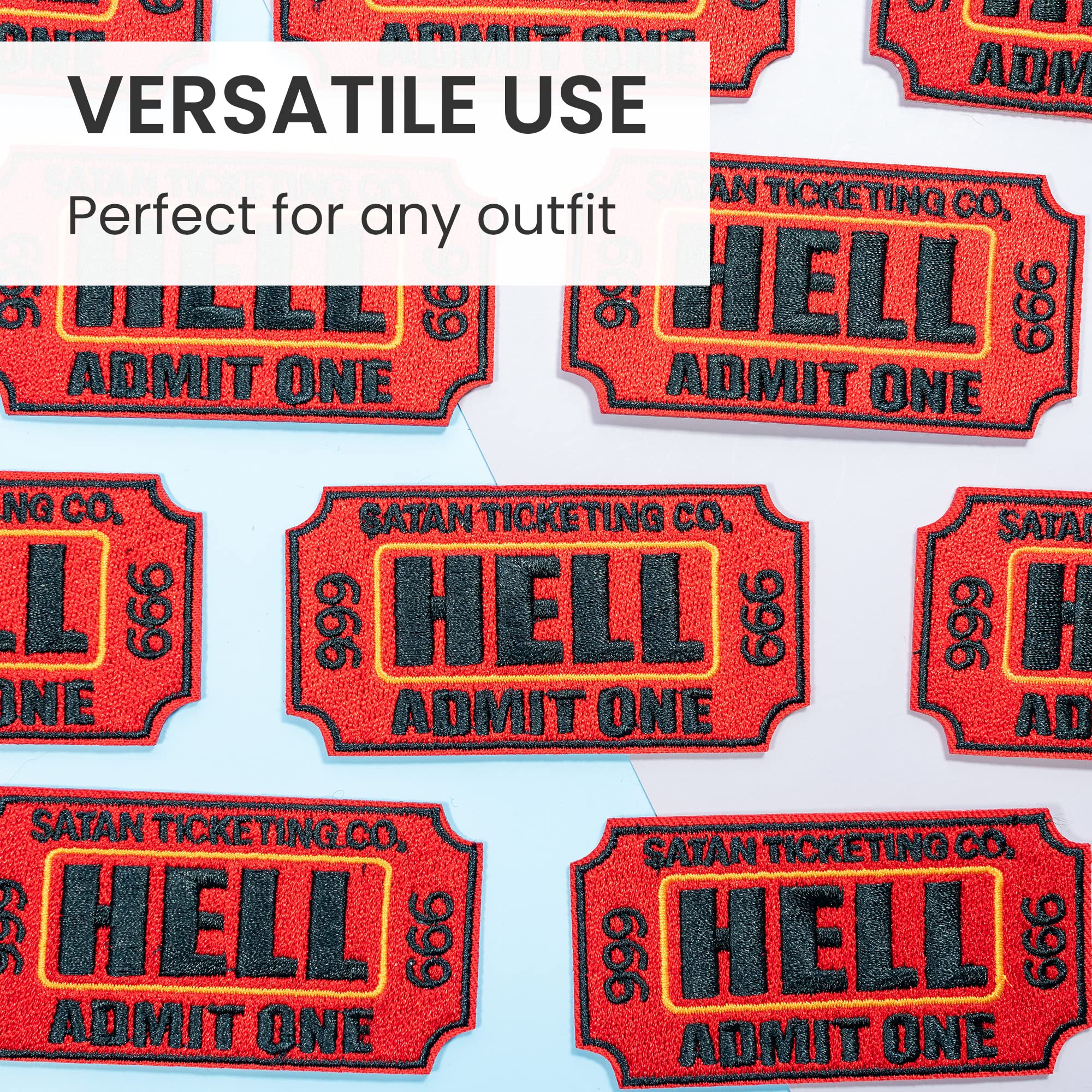 Funny Iron On or Sew On Embroidered Patches - 3