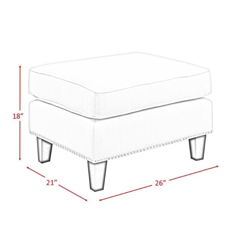 Emery Ottoman - Stylish Footrest for Living Room & Bedroom