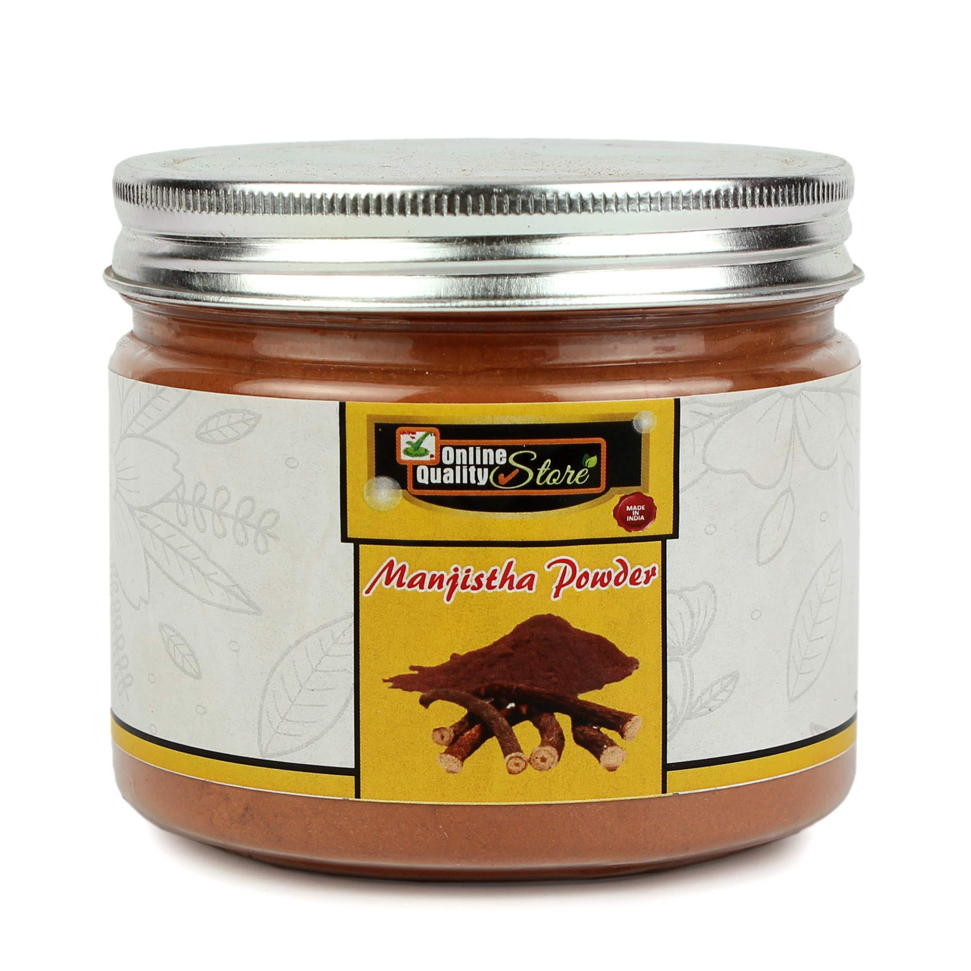 Organic Manjistha Powder (Rubia Cordifolia) - 100g | 100% Pure & Natural | For Face, Hair & Skin Care | Glow Booster for Radiant Skin & Healthy Hair | Perfect for DIY Beauty Treatments & Ayurvedic Remedies