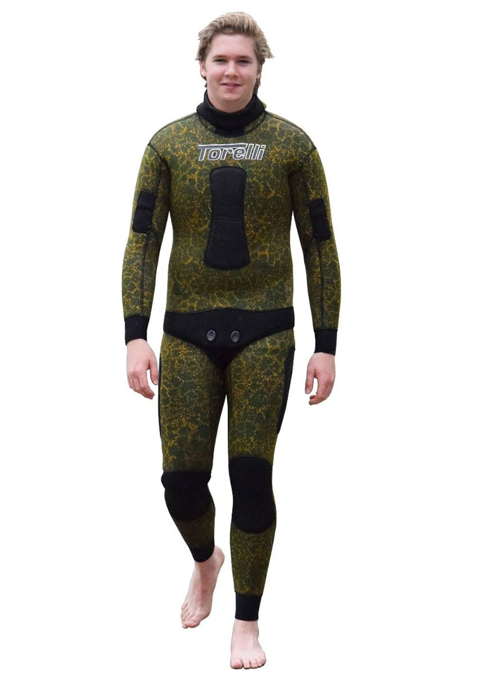 Torelli Goodoo 5mm Men's 2 Piece Open Cell Wetsuit for Scuba Diving, Surfing & Water Sports - Premium Neoprene Thermal Protection