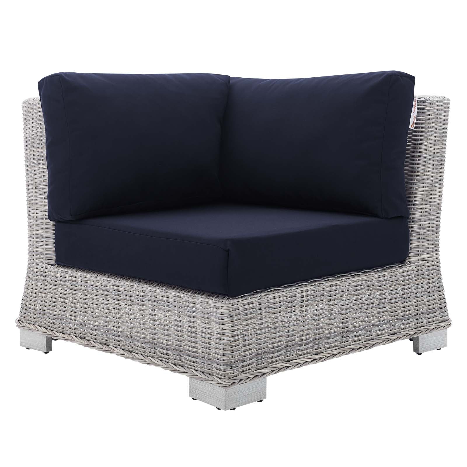 Premium Conway Sunbrella® Outdoor 9-Piece Wicker Rattan Sectional Sofa Set - Waterproof & UV Resistant for Patio, Garden, Poolside & Backyard Relaxation