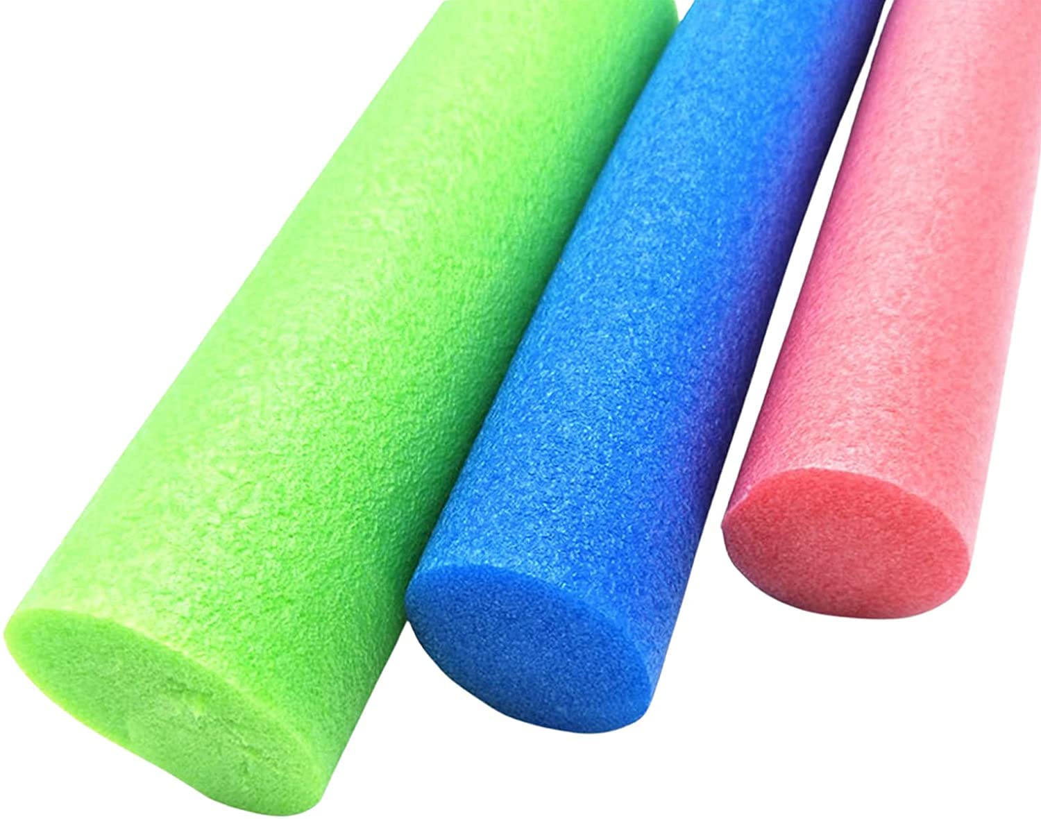Premium Floating Pool Noodles - Extra Thick Foam Swim Tubes for Kids & Adults (59in, 3-Pack) | Bright Colors for Pool Fun, Water Exercise & Summer Activities