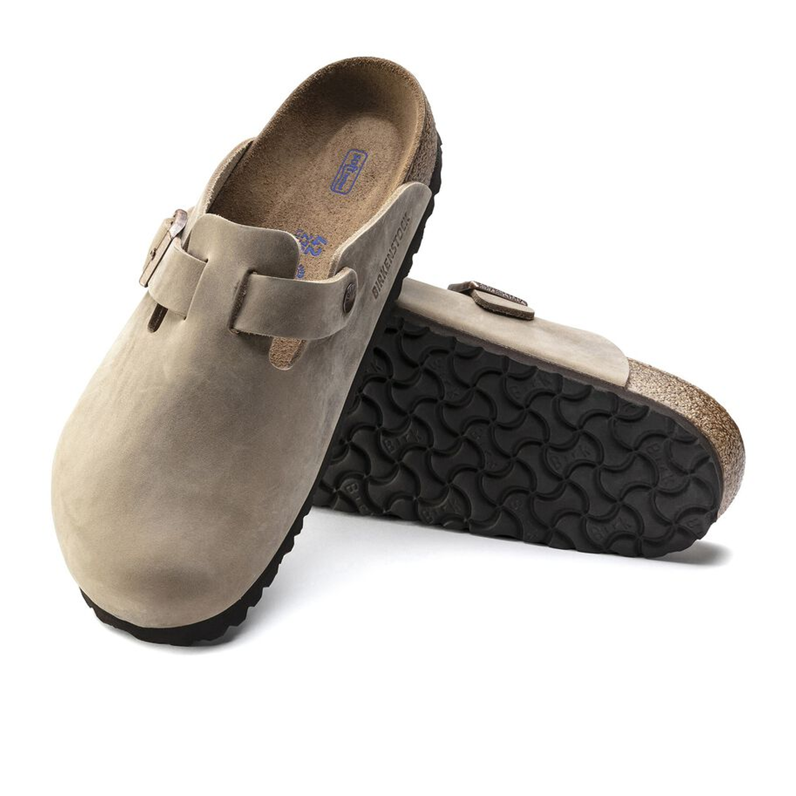 Birkenstock Boston Soft Footbed Clogs for Men - Comfortable Tobacco Oiled Leather Slip-On Shoes | Perfect for Casual Wear, Home & Office