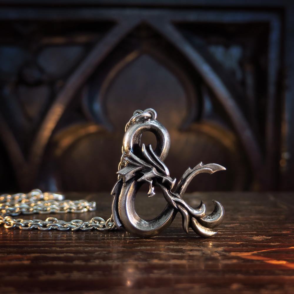 Dungeons and Dragons Necklace Pendant - Fantasy RPG Jewelry for D&D Players, Cosplay & Game Night Accessories