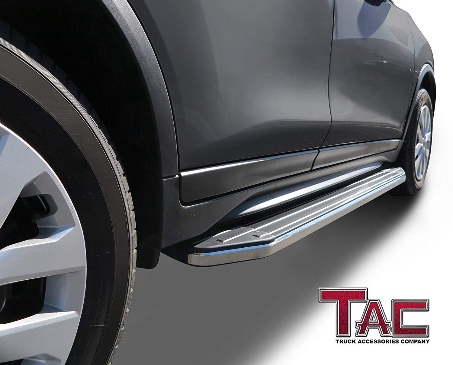 2011-2020 Toyota Sienna Aluminum Black Running Boards - Heavy Duty Side Steps Nerf Bars (Excludes SE Model) | Off Road Rock Panel Protection | 2-Piece Set for Enhanced Vehicle Access & Style