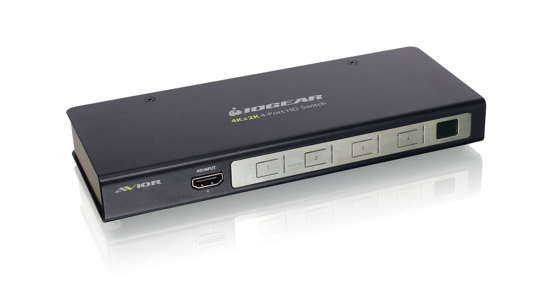 4K UHD HDMI Switch 4 Port with RS232 Support - Seamless Multi-Device Switching for Home Theater, Gaming & Office Setup