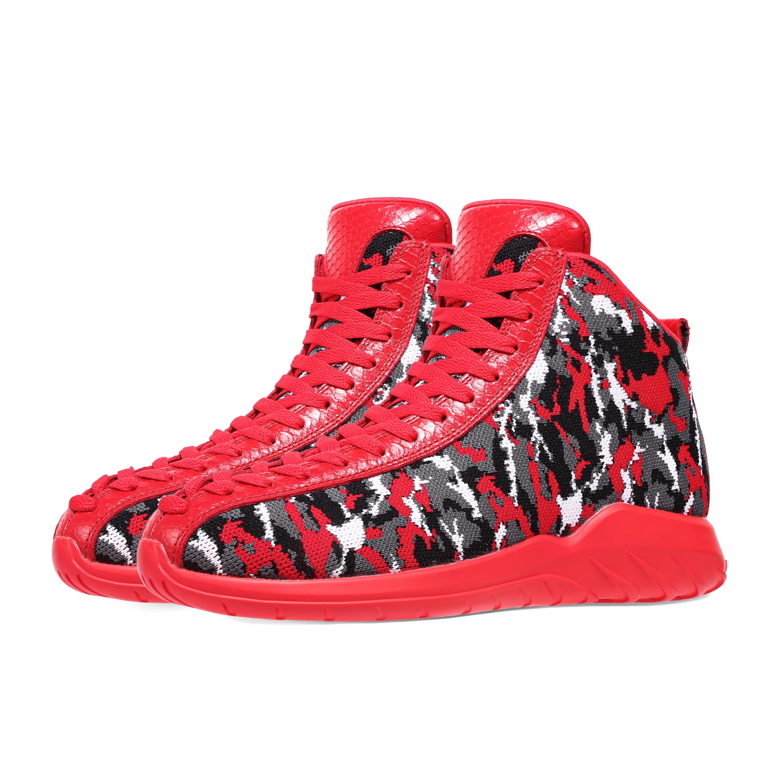 Soulsfeng Men's High Top Basketball Shoes - Breathable Non-Slip Athletic Sneakers for Outdoor Running, Walking & Sports | Perfect for Gym, Streetwear & Casual Wear
