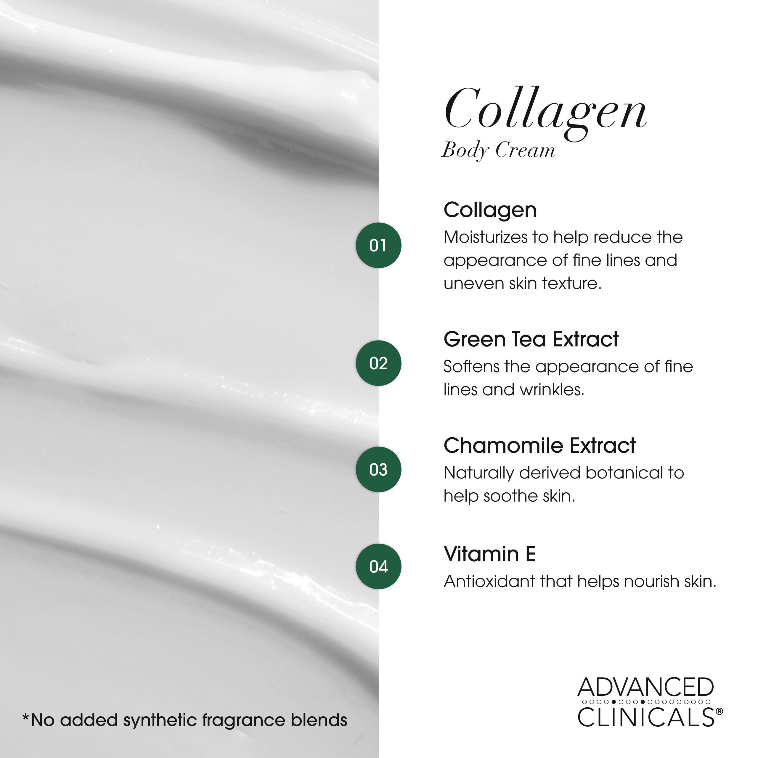 Advanced Clinicals Retinol Body Lotion + Collagen Cream 2-Piece Set | Anti-Aging Skin Firming Moisturizer for Face & Body | Tightening Treatment for Crepey Skin | Fragrance-Free, 16oz | Perfect for Dry Skin Care Routine & Nighttime Hydration