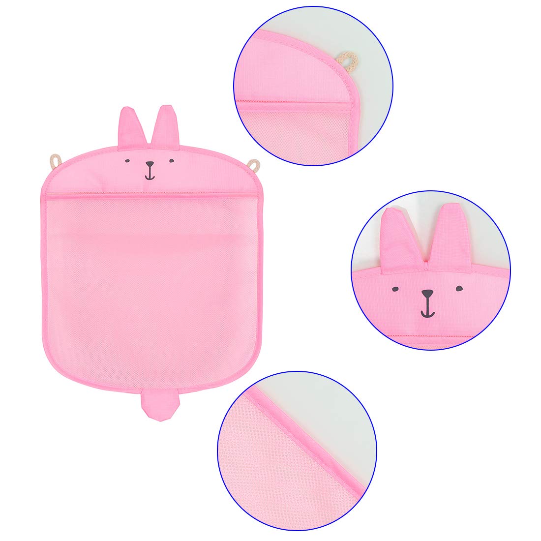 uxcell Bath Toy Organizer - Quick Dry Bathtub Toy Storage Holder for Kids (15.7