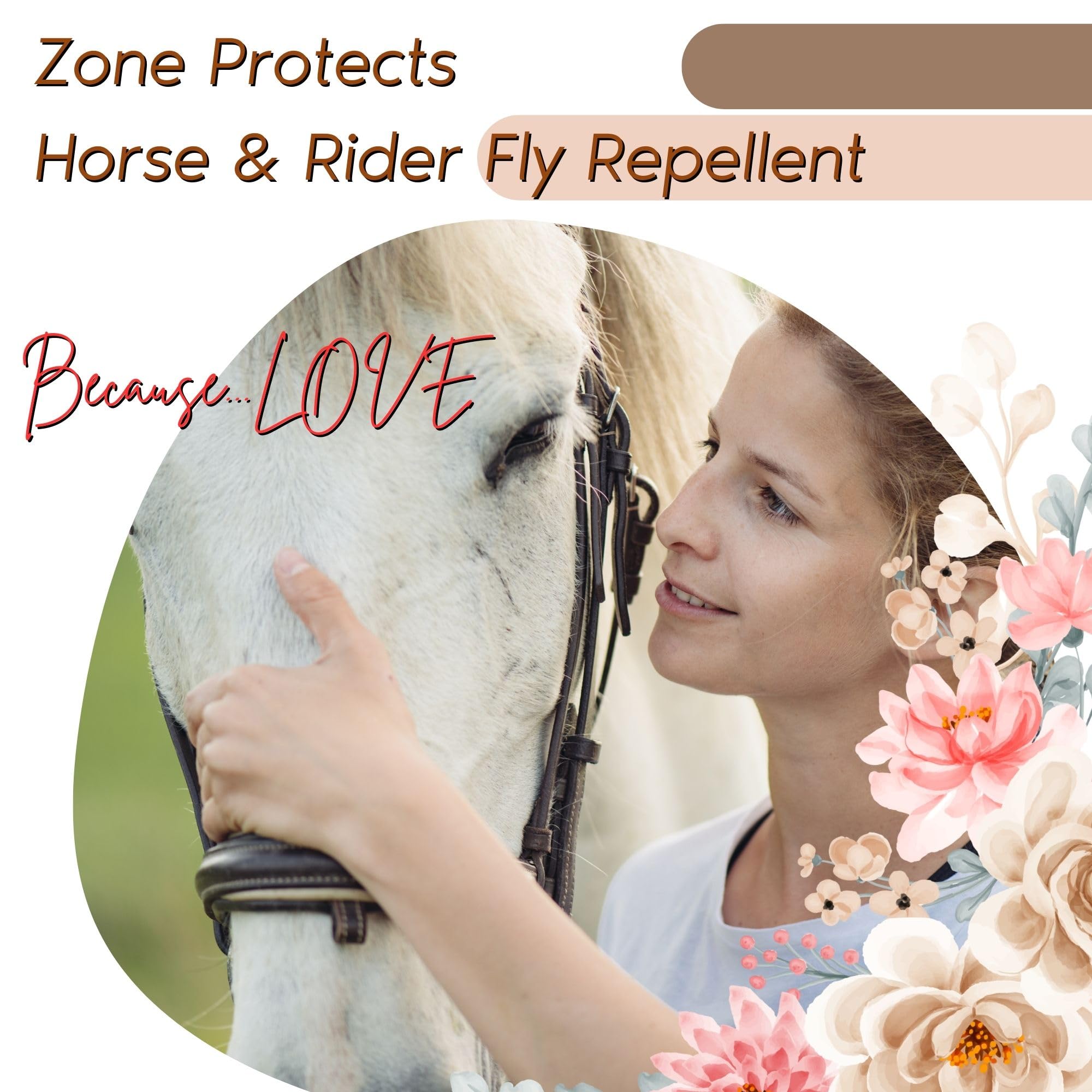 **Picaridin-Based Horse & Rider Fly & Insect Spray – Gallon with Sprayer | Effective Protection for Horses & Riders | Ideal for Trail Riding, Barn Use & Outdoor Activities**