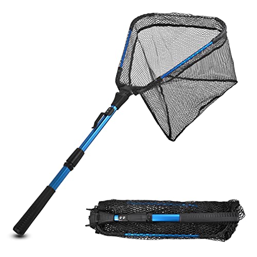 36in Full - Foldable - Blue - Telescopic Pole