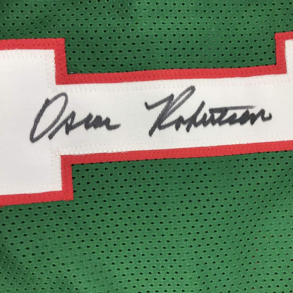 Authentic Autographed Oscar Robertson Milwaukee Bucks Green Basketball Jersey with PSA/DNA COA - Perfect for NBA Memorabilia Collectors and Sports Fans Display