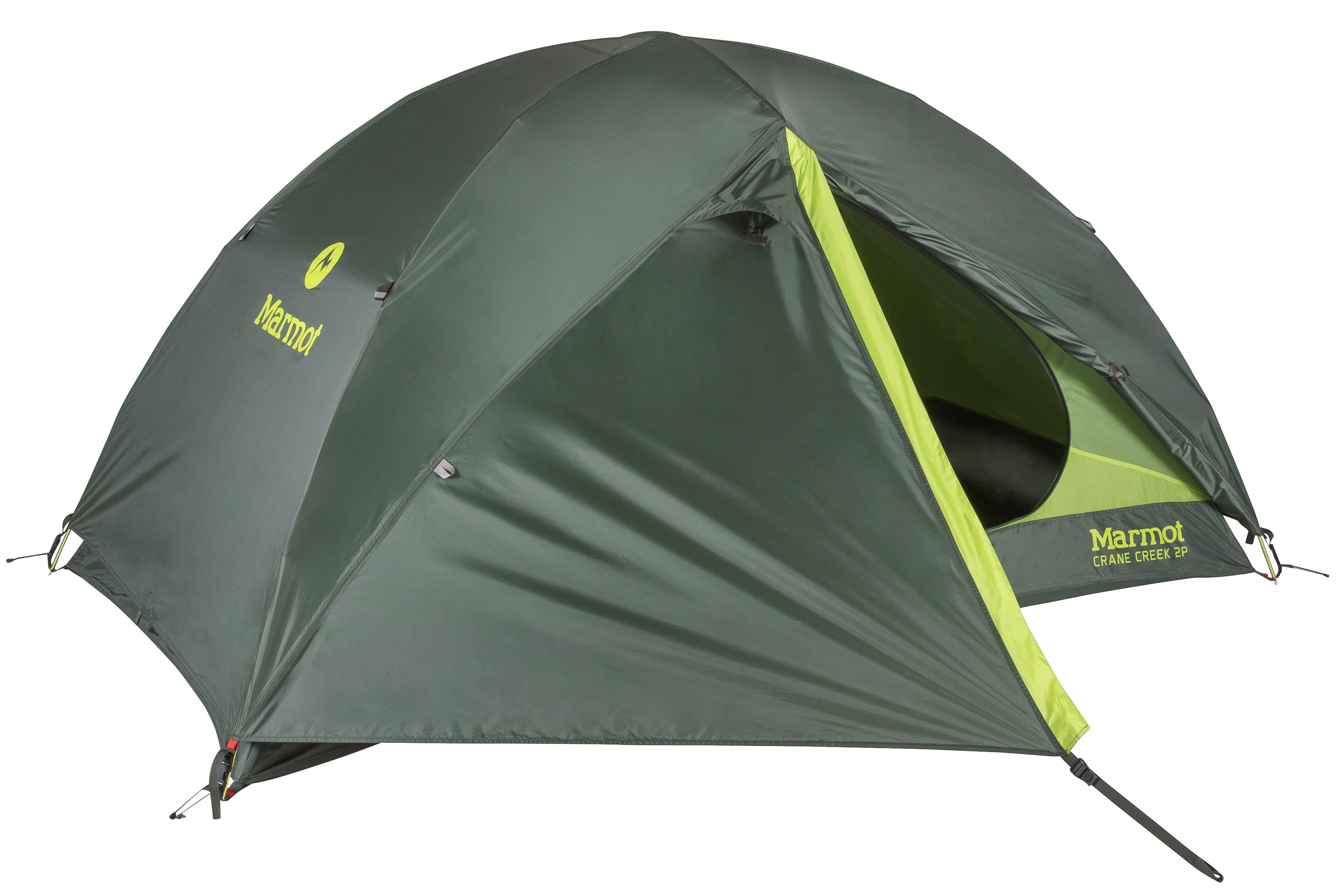 Marmot Crane Creek 2P Tent - Lightweight 2-Person Backpacking Tent for Camping, Hiking & Outdoor Adventures | Waterproof & Windproof 3-Season Shelter with Easy Setup