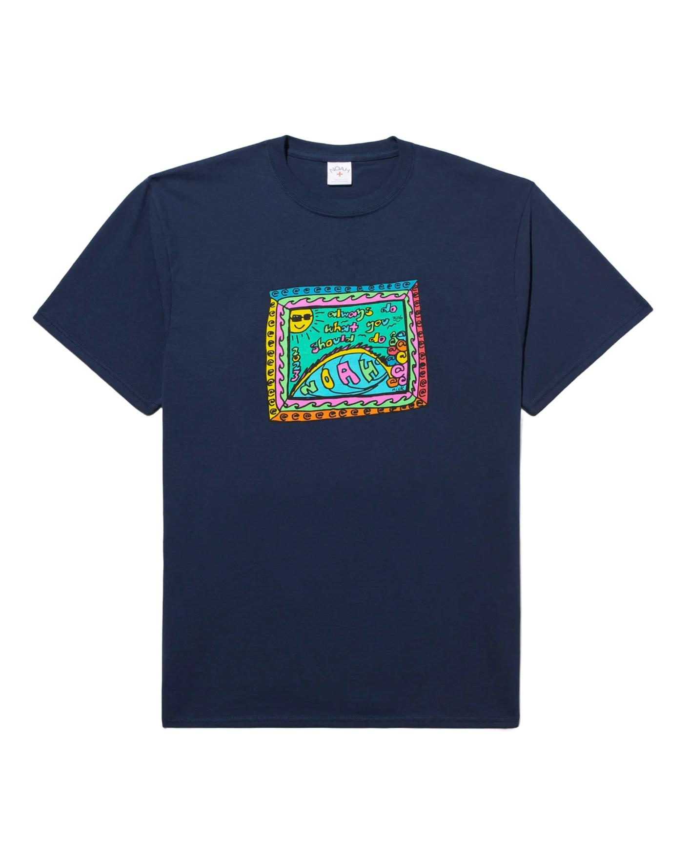 Noah x ADWYSD Wave Graphic Tee - Stylish Streetwear T-Shirt for Men | Perfect for Casual Outfits, Street Fashion & Everyday Wear