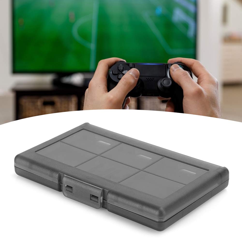 Nintendo Switch Game Card Holder - Black Switch Game Card Storage Case with Delicate Touch for Secure Protection | Perfect for Travel, Gaming On-The-Go & Organizing Switch Game Collection