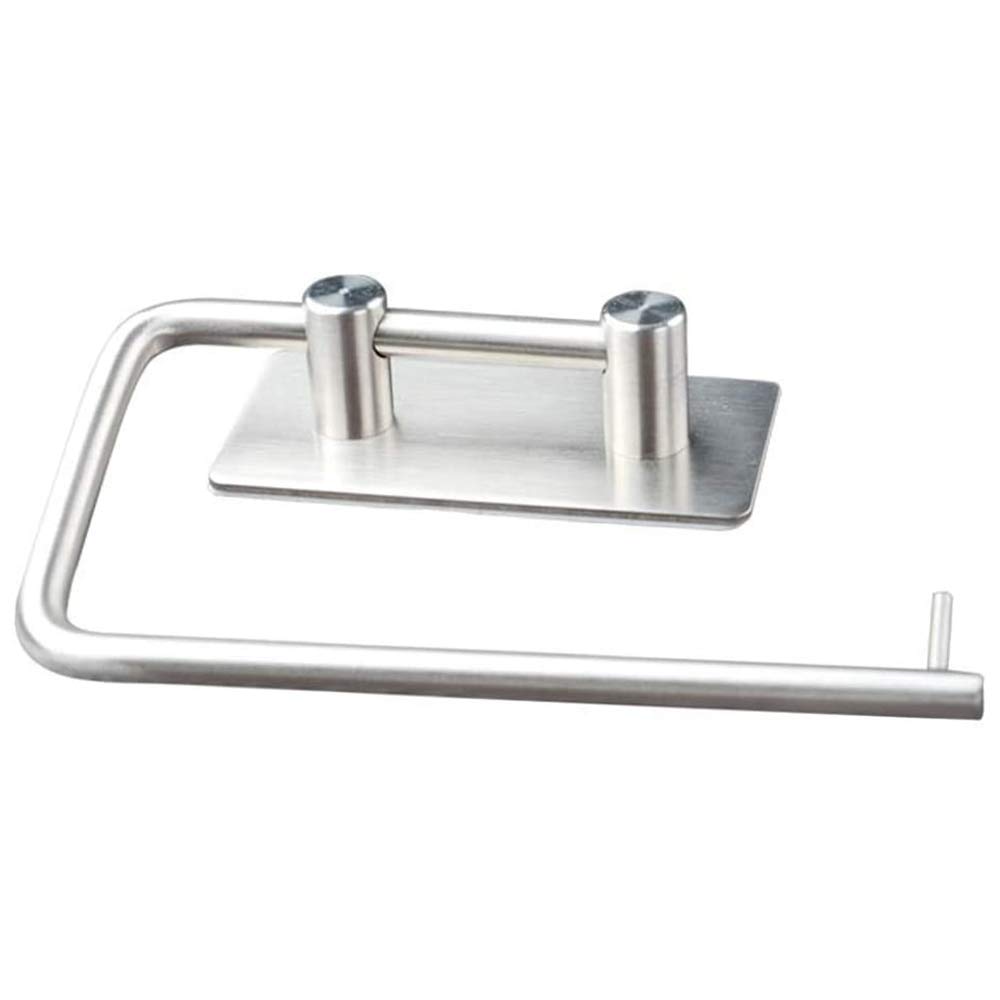 Stainless Steel Bathroom Tissue Paper Roll Holder - 5.7 Inch Wall Mounted, Rustproof, Brushed SUS304 - Perfect for Bathroom, Kitchen, Washroom & RV Use