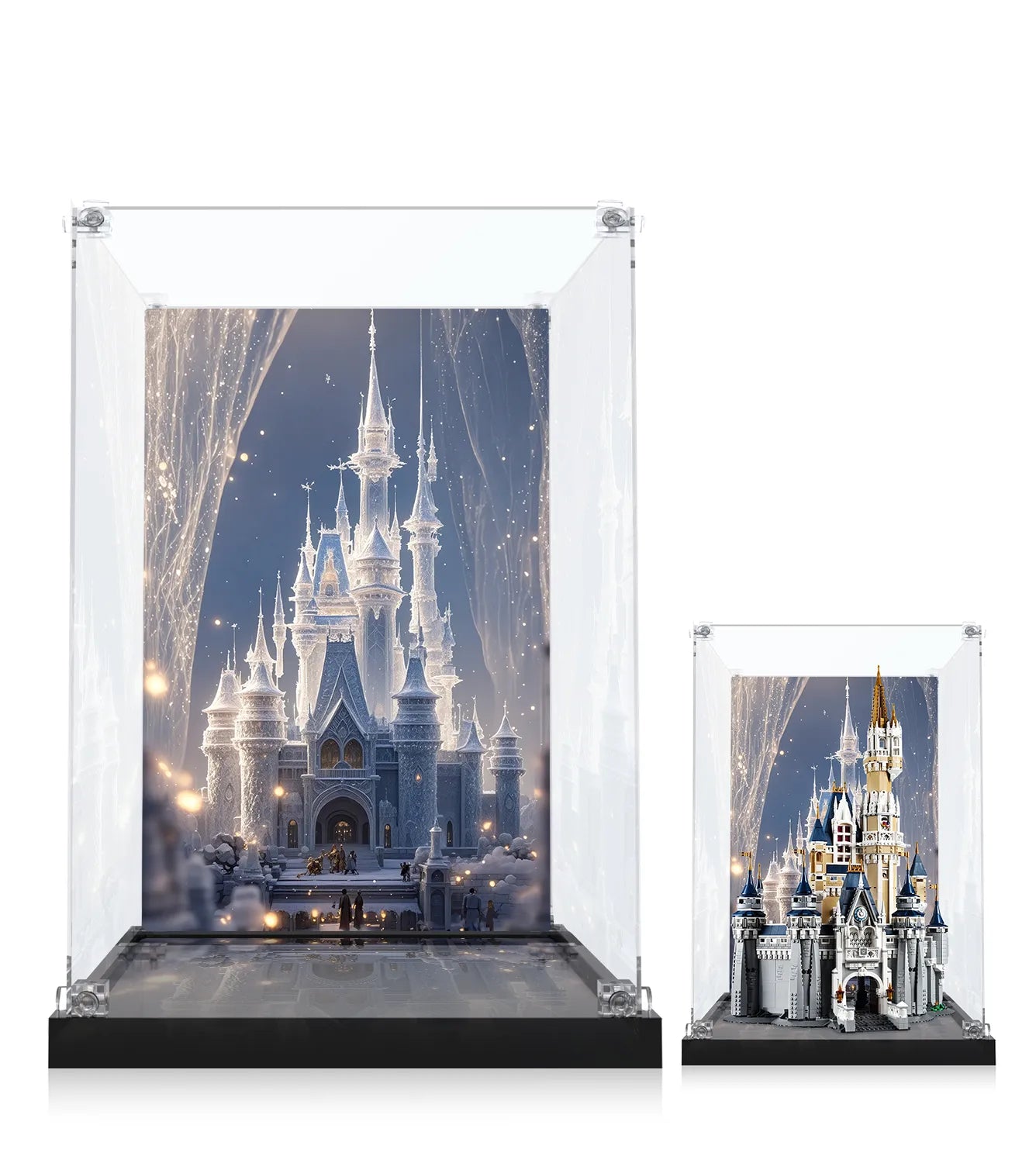 LEGO® Disney The Disney Castle 71040 Display Case - Premium Acrylic Protector for Collectible Building Sets - Perfect for Showcasing & Protecting Your Disney LEGO® Collection at Home or Office