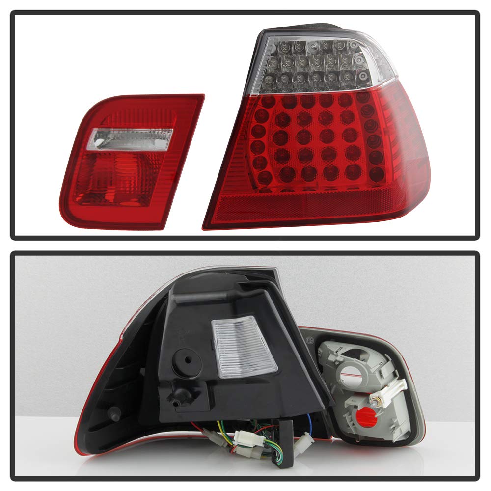 BMW 3-Series E46 LED Tail Lights (2002-2005) - Euro Style Brake Lights for Enhanced Visibility & Style | Perfect for Night Driving & Car Customization