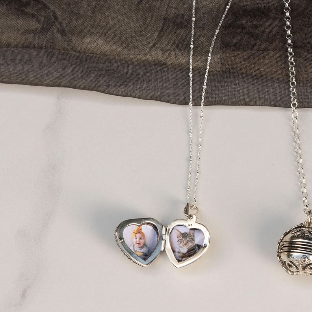 Elegant Beaded Chain Necklace in White Gold Vermeil - Perfect for Weddings, Parties & Everyday Wear