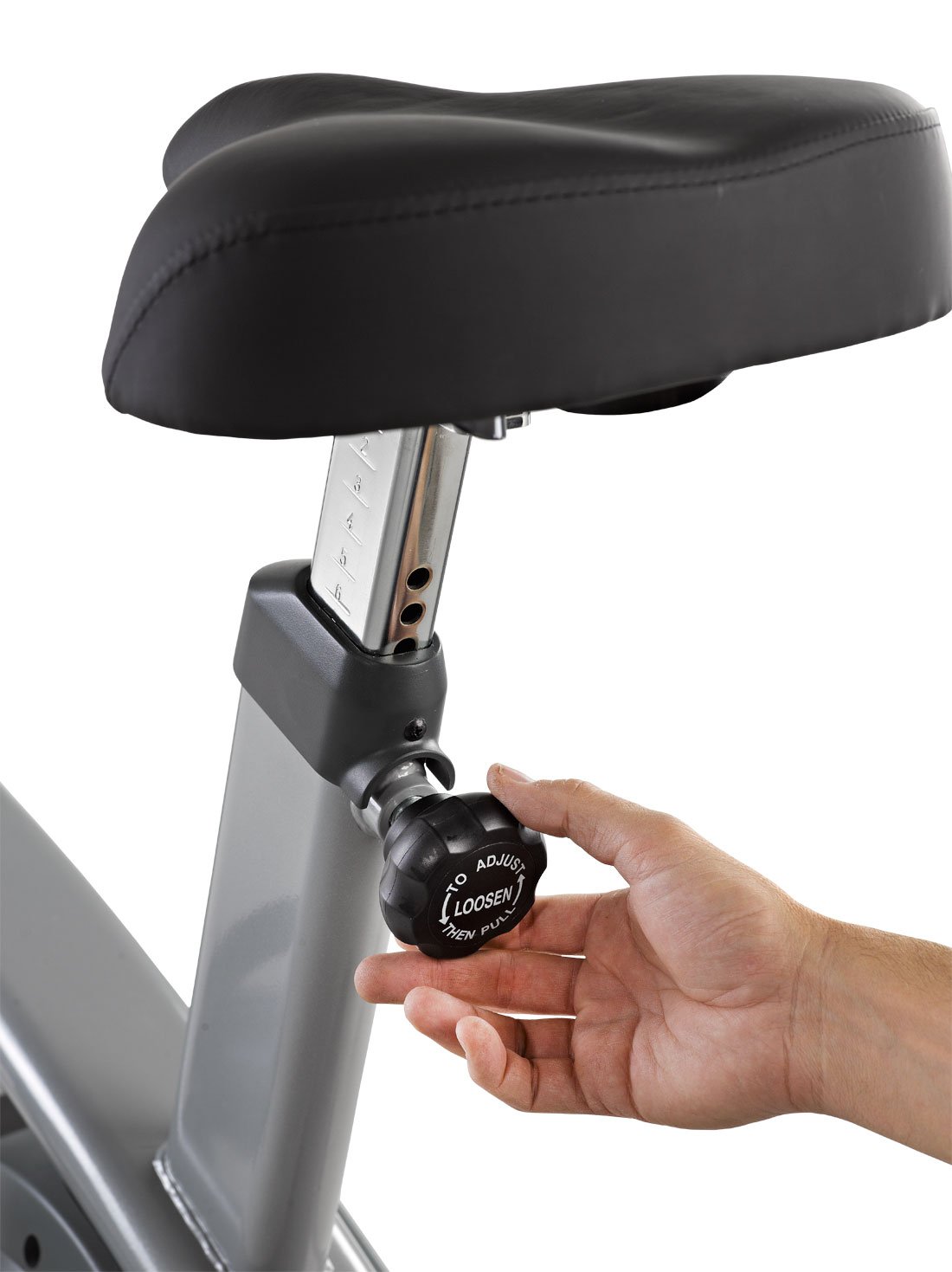 Lifespan C3i Upright Exercise Bike for Home Gym - Quiet Magnetic Resistance Indoor Cycling Bike with LCD Monitor, Heart Rate Sensors - Perfect for Cardio Workouts, Weight Loss & Home Fitness Training
