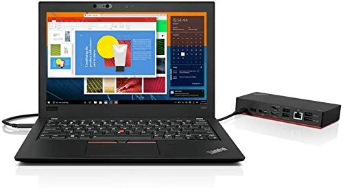 Lenovo ThinkPad USB-C Dock Gen 2 (40AS0090) - Dual 4K Display, 10 USB Ports, Ethernet - Perfect for Home Office & Remote Work Setup